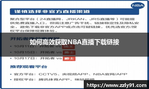 如何高效获取NBA直播下载链接